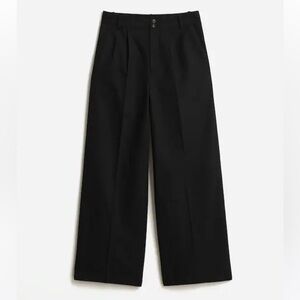 Madewell The Harlow Wide-Leg Pant in Drapey Twill in Size 00P